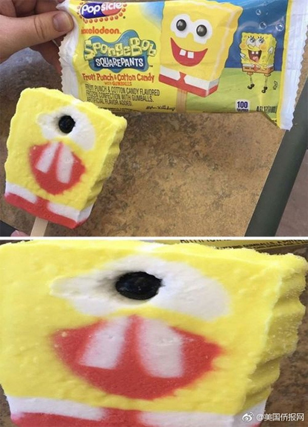 Chú kem bọt biển tinh nghịch Spongebob bên trong và bên ngoài vỏ bọc thật sự là một ư?
