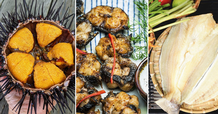 Chuyến du lịch Nam Du sẽ không thể thiếu phần thưởng thức hải sản tươi sống. Các món ăn nổi tiếng như nhum nướng, cháo nhum, cá xanh xương nướng, mực nướng, ốc biển… luôn làm hài lòng cả những thực khách khó tính nhất.