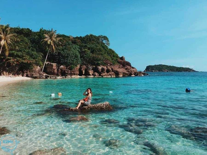 Với vẻ đẹp hoang sơ, thơ mộng và hệ sinh thái biển phong phú bậc nhất Việt Nam, Hòn Mun là một “thiên đường nhiệt đới” thực thụ giữa lòng đại dương xanh thẳm. Ảnh Internet
