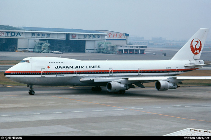 3. Vụ tai nạn của Chuyến bay 123 của Japan Airlines (1985): Ngày 12/8/1985, chiếc Boeing 747SR-46 của Japan Airlines gặp sự cố nghiêm trọng khi bay từ Tokyo đến Osaka. Máy bay bị mất áp suất do sự cố kỹ thuật, dẫn đến mất kiểm soát và lao xuống núi Takamagahara. (Ảnh:Aviation Safety Network)
