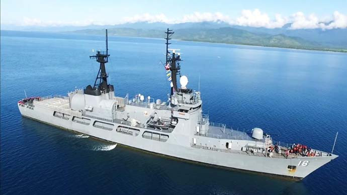 Tàu thứ hai của Philippines tham gia cuộc tập trận hải quân này mang tên BRP Ramon Alcaraz. Con tàu này cũng có "xuất thân" giống với chiếc BRP Gregorio del Pilar kể trên và đã được phục vụ Hải quân Philippines từ năm 2012 tới nay. Nguồn ảnh: Commons.