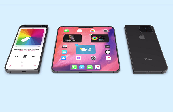Apple đang thử nghiệm với hai thiết kế màn hình gập vào trong và gập ra ngoài, nhưng có thể khi ra mắt iPhone Fold sẽ có thiết kế gập vào trong giống như Galaxy Z Fold của Samsung, bởi đây là thiết kế tốt nhất cho đến nay.