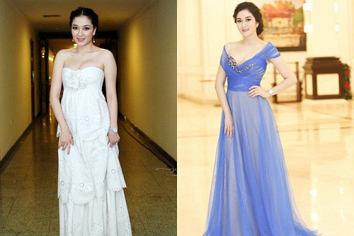 Trải qua 1 lần sinh nở, cô vẫn giữ được vóc dáng thon gọn như thiếu nữ.
