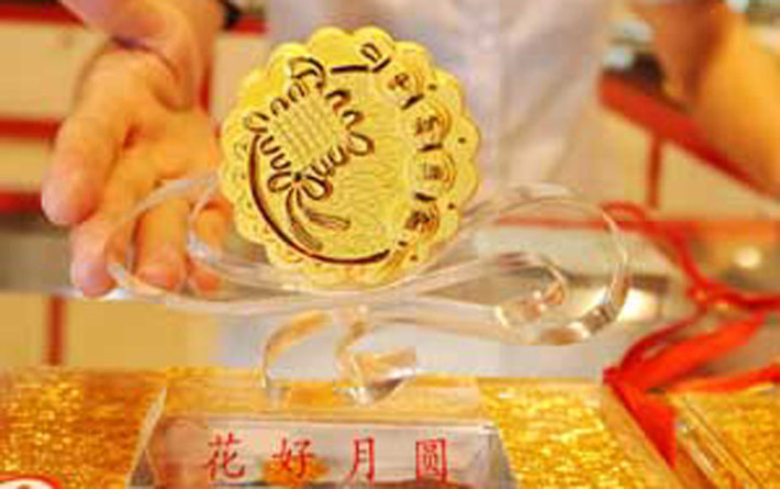 Chỉ giới nhà giàu mới có tiền mua loại bánh đặc biệt này (Ảnh: China Daily)