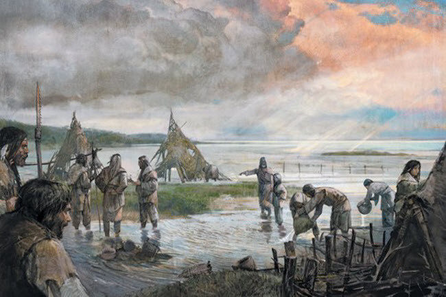 6. Doggerland, Biển Bắc Trong thời kỳ cổ đại, Doggerland là nơi sinh sống của các bộ tộc thuộc thời kỳ đồ đá giữa. Trước khi bị nước biển nhấn chìm, thành phố này là nơi sinh sống của các ngư dân và thợ săn. Các nhà sử học gọi Doggerland là Vườn Eden của phương Bắc, nơi sự sống (của con người và động vật) bắt đầu phát triển.