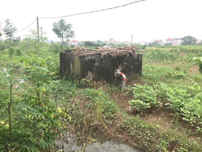 Các trạm nước đều trong tình trạng hoang hoá.