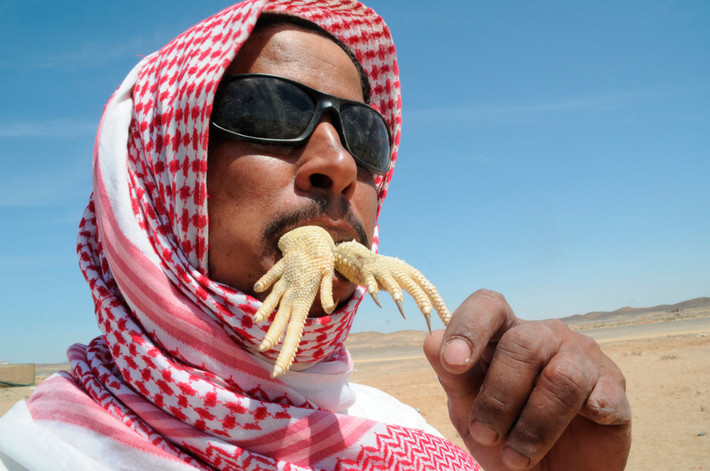 Thằn lằn đuôi gai (Ả Rập Saudi): Thằn lằn đuôi gai có thể được nướng lên hoặc ăn sống. Người dân một số quốc gia Trung Đông cho rằng chúng có khả năng chữa bệnh và bồi bổ sức khỏe. Ảnh: Reuters.