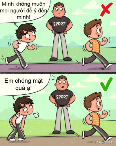 Nói với thầy cô khi con thấy không khỏe: Trẻ em không nên sợ hãi khi nói về các vấn đề sức khỏe của mình bởi sức khỏe của con còn quan trọng hơn điểm số hay sự tức giận của giáo viên. Cha mẹ nên chắc rằng con bạn hiểu rõ điều này.