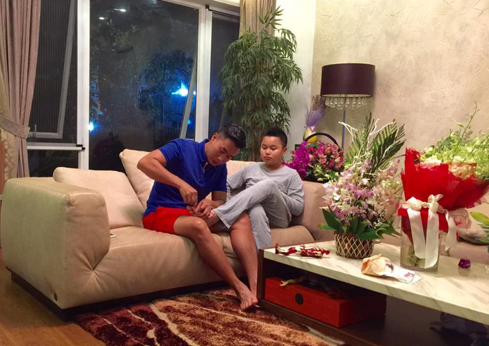 Hiện tại, cuộc sống gia đình anh cũng rất sung túc, thoải mái.