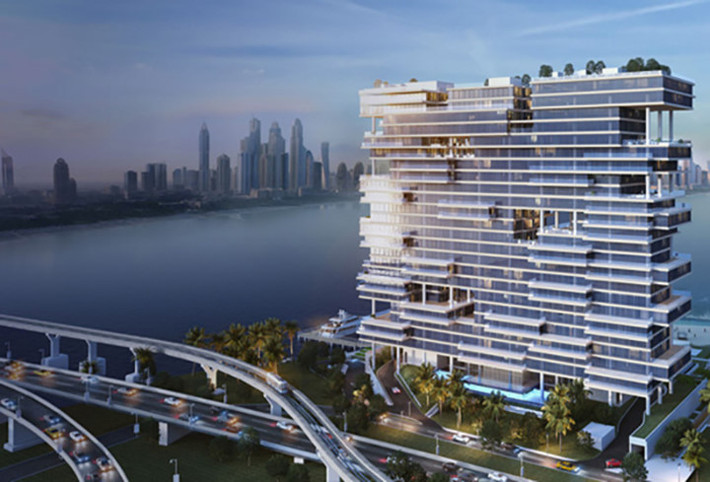 Căn hộ penthouse đắt nhất Dubai này là một trong ba căn penthouse ba tầng trong tòa nhà, căn hộ có 5 phòng tắm và một số khu vực chức năng. Có diện tích 2768m2.