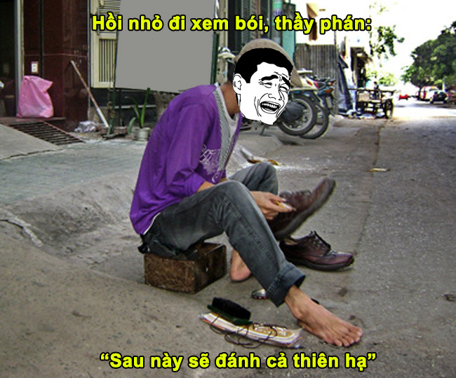 Ước gì được gặp lại ông thầy bói ngày xưa.