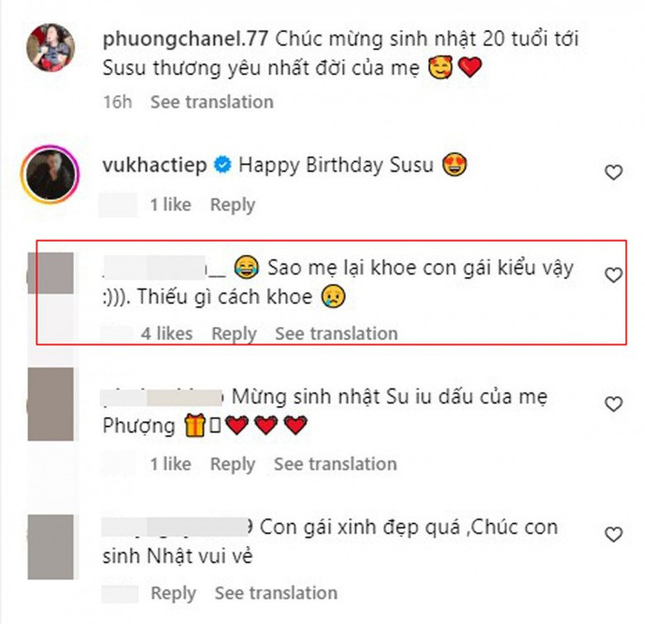 Bên dưới bài đăng của bà mẹ giàu có nhận được rất nhiều lượt tương tác. Nhiều bạn bè, đồng nghiệp của vợ cũ Quách Ngọc Ngoan dành tặng lời khen và lời chúc mừng sinh nhật tới con gái lớn của cô.
