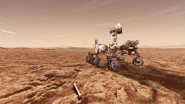 Kỹ sư hệ thống Ian Clark, thuộc nhóm dự án tàu vũ trụ của NASA là một người thích chơi ô chữ, đã nảy ra ý tưởng này. Các kỹ sư muốn có một hoa văn bất thường trên vải nylon để biết cách định hướng chiếc dù trong quá trình hạ xuống.