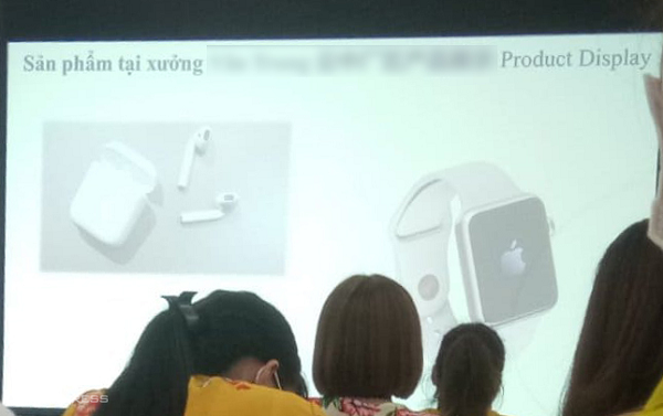 Một số công nhân tại nhà xưởng gia công cho Apple tại Việt Nam cho biết họ được đào tạo để sản xuất cả Apple Watch.
