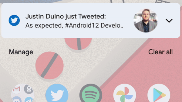 Google cũng đã thêm một nút Snooze chuyên dụng trên thông báo để hiển thị menu báo lại, giúp người dùng không bị bỏ lỡ thông báo quan trọng. Bạn có thể chỉ cần nhấn vào biểu tượng và chọn thời gian thông báo lại.