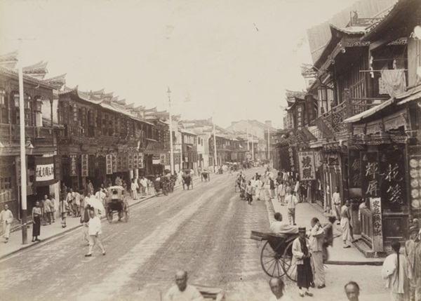 Đường phố Thượng Hải nửa cuối thế kỷ 19.