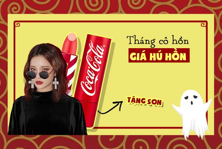Tuyệt chiêu bán hàng trong tháng cô hồn đã được nhiều áp dụng với các cách khác nhau khiến cư dân mạng thích thú. Ảnh: Tổng hợp