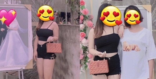 Cụ thể, chiếc áo của cô gái bên trái khá ngắn, chiếc quần cũng không khá khẩm hơn khi có những đường cắt xẻ. Cô gái bên phải thì mặc áo phông có phần xuề xòa cộng thêm chiếc quần đùi quá ngắn cũng khiến dư luận bàn tán.