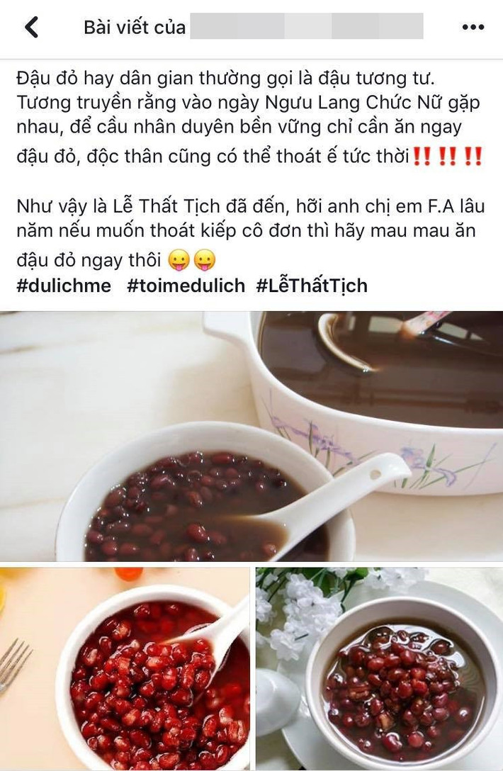 Hội FA nhanh chóng tìm địa chỉ mua chè đậu đỏ cầu duyên mong thoát kiếp ế.