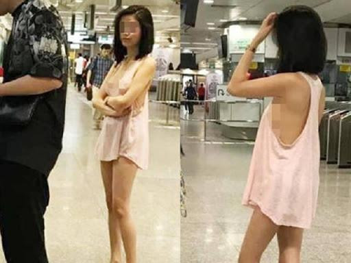 Một trường hợp ăn mặc phản cảm “quên” cả nội y dù đến nơi công cộng từng bị ném đá dữ dội.