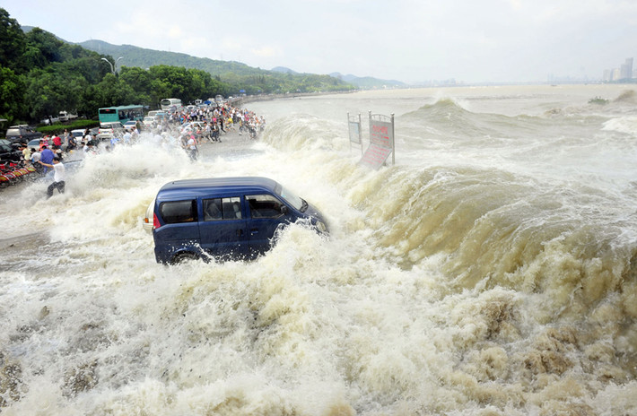 Và đến khi nước tràn lên thì tất cả lại cùng bỏ chạy.