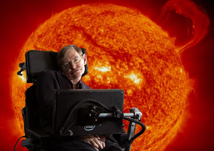 Stephen Hawking cảnh báo rằng sự nóng lên toàn cầu và biến đổi khí hậu có thể biến Trái đất thành một quả cầu lửa lớn.(Ảnh: GeekWire)