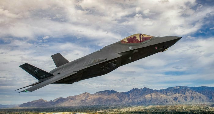Máy bay tàng hình F-35 - loại máy bay hiện đại nhất trong biên chế Quân đội Mỹ hiện nay. Nguồn ảnh: BI.