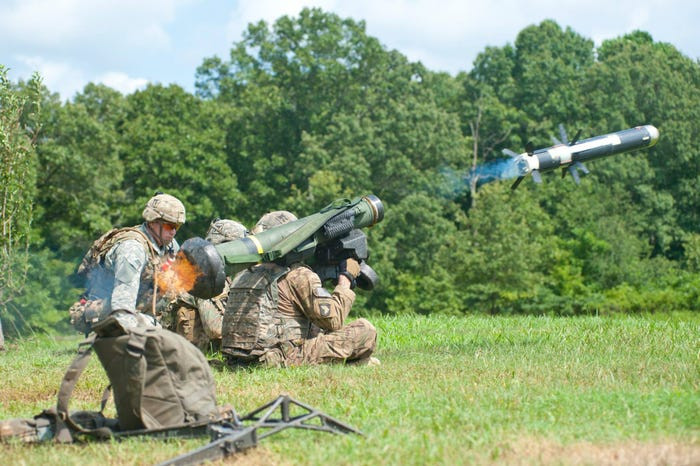 Quân đội Mỹ thực hành bắn đạn thật với tên lửa Javelin - loại tên lửa chống tăng được coi là hiện đại nhất thế giới hiện nay. Nguồn ảnh: BI.