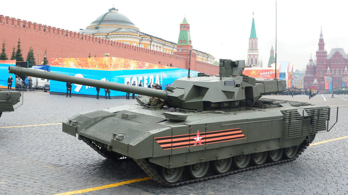 Trên lý thuyết, loại radar này của xe tăng T-14 Armata có thể phát hiện được mục tiêu bay với tốc độ tối đa 1700 mét/giây. Trong tương lai, nhiều khả năng loại radar này sẽ được nâng cấp, đủ khả năng phát hiện và đánh chặn những tên lửa chống tăng bay với tốc độ nhanh gấp đôi. Nguồn ảnh: Rumil.