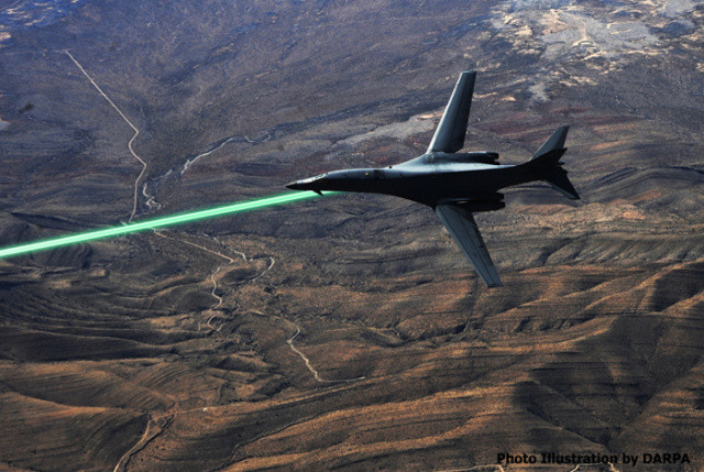 Điều này đồng nghĩa với việc mẫu vũ khí laser này trong tương lai gần đã có thể triển khai được lên các máy bay ném bom chiến lược hoặc máy bay vận tải của Mỹ. Nguồn ảnh: Darpa.