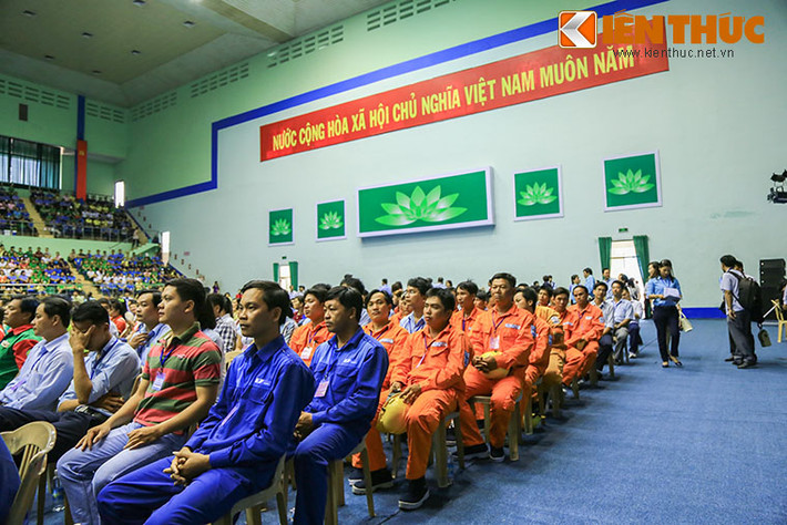 Hơn 3.000 lao động đến từ các tỉnh thành phía Nam gồm: Đồng Nai, TPHCM, Bình Dương, Bà Rịa – Vũng Tàu, Bình Phước, Tây Ninh, Long An, Tiền Giang đã tham dự.