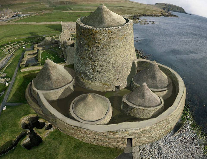 Broch hoàn thiện nhất còn đứng vững với thời gian là broch Mouse, ngụ tại vùng Shetland. Broch Mouse là broch nguyên vẹn nhất.
