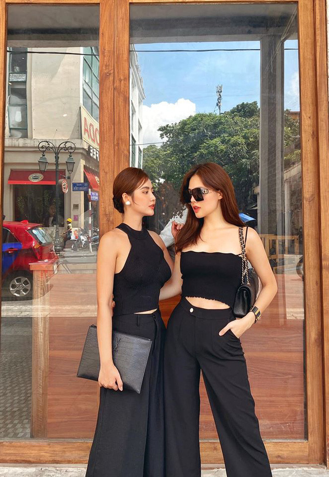 Cặp bạn thân hot girl đình đám đọ vẻ quyến rũ, sang chảnh miễn bàn khi đứng chung một khung hình.