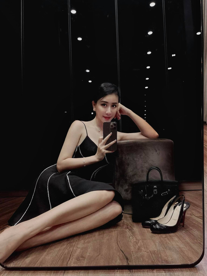 So với những đàn chị trong giới rich kid như Tiểu Giang, Jolie Nguyễn..., thì Tú Boo được biết đến muộn hơn. Ảnh: FBNV