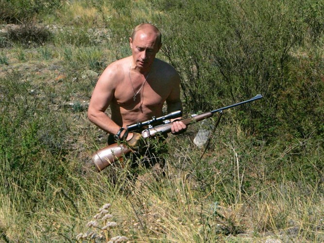 Đôi khi, ông Putin cũng dành thời gian cho săn bắn.