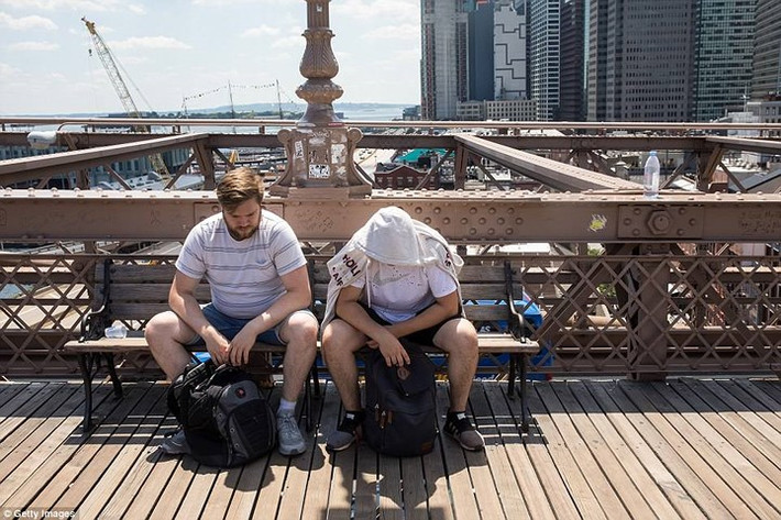 Cơ quan khí tượng New York cảnh báo, nắng nóng kỷ lục sẽ kéo dài tới 5 ngày liên tiếp. Ảnh: Getty Images