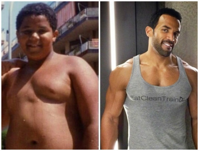 Anh chàng ca sĩ người Anh, Craig David khác xưa rất nhiều khi lột xác từ hình ảnh một cậu nhóc béo tròn thành một người có thân hình hoàn hảo như bây giờ.