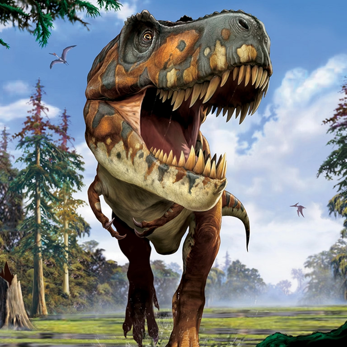 1. Khủng long bạo chúa (Tyrannosaurus rex): Tuyệt chủng cách đây 65 triệu năm. Là một trong những loài động vật chỉ còn trong truyền thuyết, khủng long bạo chúa là loài ăn thịt lớn nhất mọi thời đại, với chiều dài trên 13,2m và nặng khoảng 7 tấn.