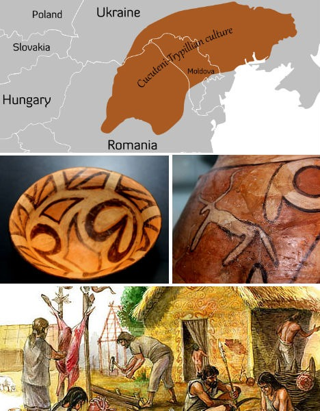 4. Nền văn minh Cucuteni-Trypillian, Ukraine & Romania: Phát triển từ khoảng 5500 TCN, đặc trưng của nền văn minh này là nghệ thuật gốm và tục đốt làng. Sự biến mất có thể do biến đổi khí hậu hoặc hòa nhập với các dân tộc khác.