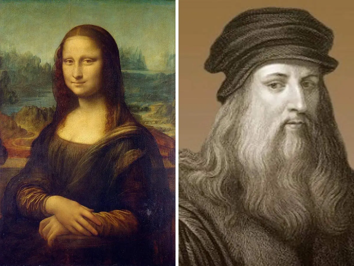 Mona Lisa, bức tranh sơn dầu trên gỗ bạch dương, được Leonardo vẽ vào khoảng giữa năm 1503 và 1519 và hiện được treo ở Bảo tàng Louvre, Paris.