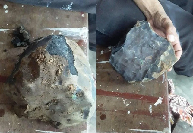 Các chuyên gia đã xác định hòn đá là một mảnh thiên thạch carbonaceous Chondrite hiếm có. Đây là một trải nghiệm hiếm hoi vì phần lớn các thiên thạch thường rơi vào đất và bị tiêu hủy hoàn toàn.