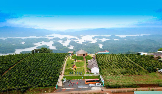 Hồ Tà Đùng nằm trong khu bảo tồn có diện tích 22.000 ha. Riêng diện tích hồ Tà Đùng là 5.000 ha với hơn 40 hòn đảo lớn nhỏ khác nhau cùng nhiều loại động thực vật quý hiếm.