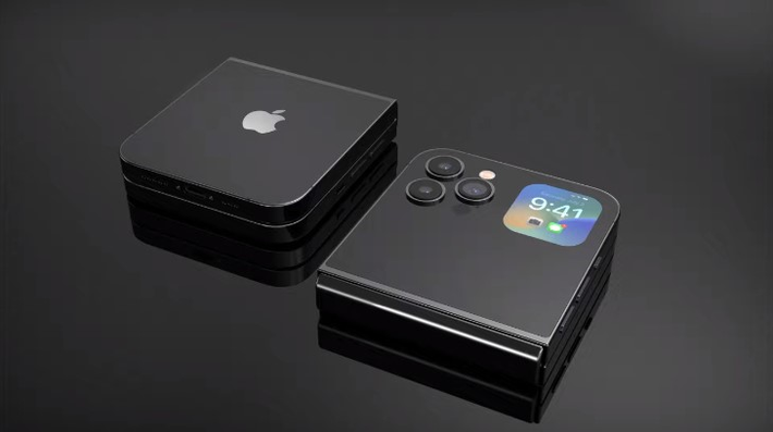 Điều đáng chú ý nhất trong concept này là màn hình phụ hình vuông bo góc xuất hiện bên cạnh cụm camera. Trên màn hình phụ hiển thị thời gian và thông báo. Có vẻ như nó sẽ có công dụng tương tự như màn hình phụ trên Galaxy Z Flip3.
