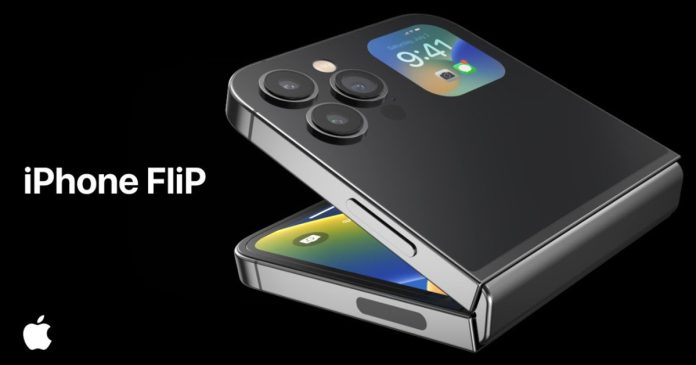 Trước đó, kênh YouTube Technizo Concept cũng đã đăng tải concept iPhone 15 Flip siêu chân thực. Trong video, iPhone 15 Flip xuất hiện với màn hình gập vỏ sò giống “đối thủ” Galaxy Z Flip3.