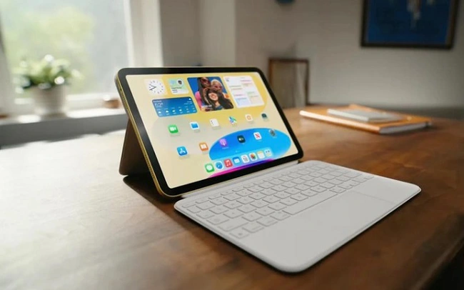 iPad Pro mới trang bị cụm camera TrueDepth hỗ trợ tính năng mở khoá gương mặt Face ID, kèm theo đó là camera selfie 12MP góc siêu rộng.