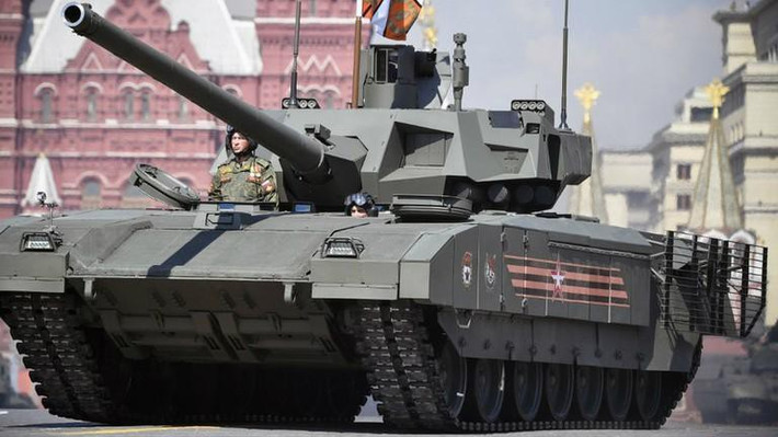 Xe tăng chủ lực Armata là phương tiện tác chiến đình đám nhất của Nga trong thời gian qua, vì vậy việc truyền thông Ukraine quan tâm tới chúng là điều dễ hiểu.