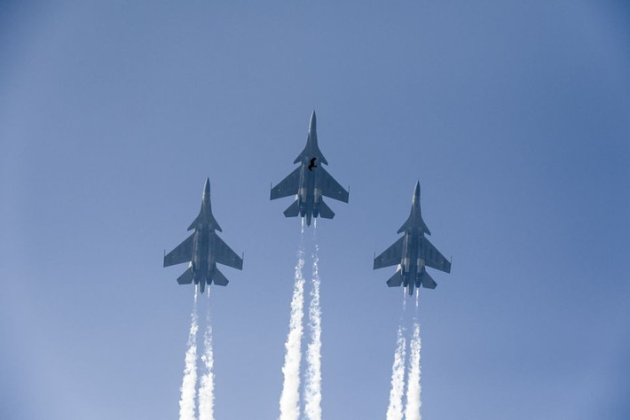 Tiêm kích Sukhoi Su-30MKI - loại chiến đấu cơ chủ lực hiện đại bậc nhất trong biên chế của Không quân Ấn Độ hiện tại.