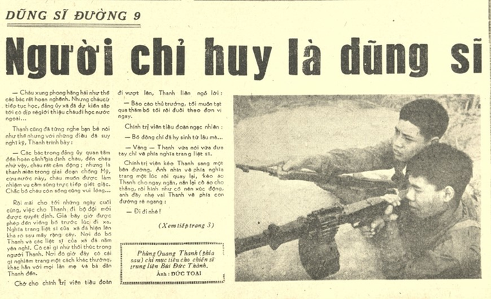 Từ năm 1970 cho tới tháng 10/1971, đồng chí giữ chức vụ Chi ủy viên, Thiếu úy, Trung đội phó rồi Trung đội trưởng, Đại đội phó rồi Đại đội trưởng Đại đội 9, Tiểu đoàn 9, Trung đoàn 64, Sư đoàn 320.