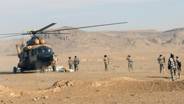 Khoang chở hàng của trực thăng Mi-17 có sức chứa 30 binh sĩ được vũ trang đầy đủ.
