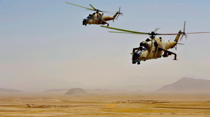 Trong bối cảnh các cuộc xung đột giữa quân chính phủ và lực lượng Taliban leo thang, những chiếc trực thăng tấn công nói chung và dòng Mi-24 nói riêng sẽ tung hỏa lực dội xuống từ trên cao để giải vây, hoặc công phá mục tiêu của địch.